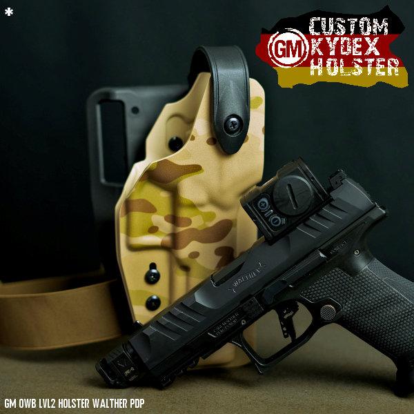 GM OWB LVL 2 GEN2 Waffenholster für Walther PDP